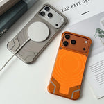 Custodia magnetica in silicone senza cornice con motivo a onde per telefono., For iPhone 17 Pro Max