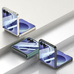 Custodia per telefono GKK ultra sottile integrata con supporto girevole, For Galaxy Z Flip8 5G
