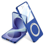 Custodia per telefono GKK ultra sottile integrata con supporto girevole, For Galaxy Z Flip8 5G