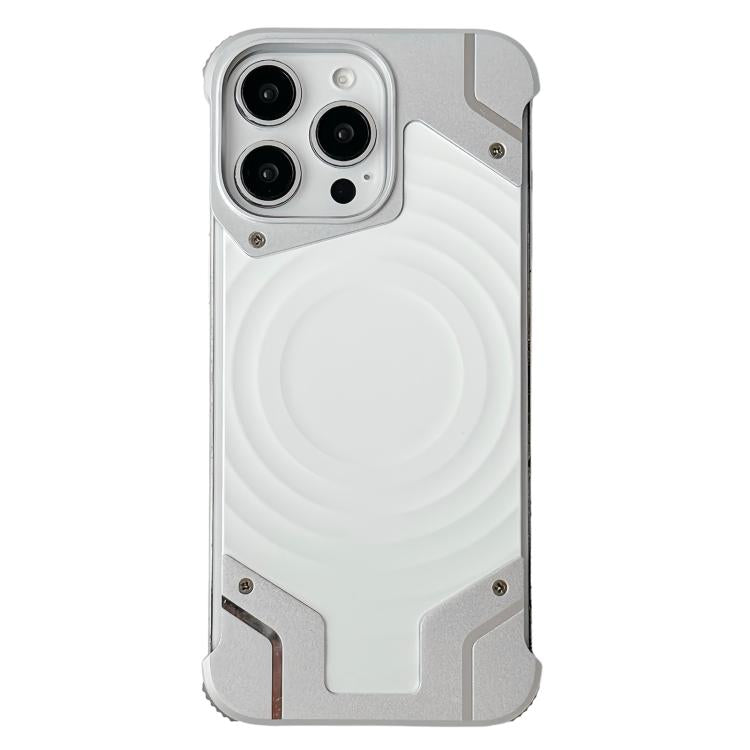 Custodia magnetica in silicone senza cornice con motivo a onde per telefono., For iPhone 16 Pro Max, For iPhone 15 Pro Max, For iPhone 14 Pro Max, For iPhone 13 Pro Max
