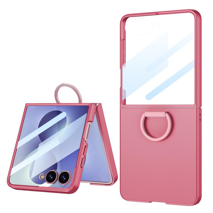 Custodia per telefono GKK ultra sottile con fibbia ad anello integrata., For Galaxy Z Flip8 5G