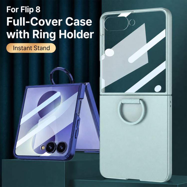 Custodia per telefono GKK ultra sottile con fibbia ad anello integrata., For Galaxy Z Flip8 5G