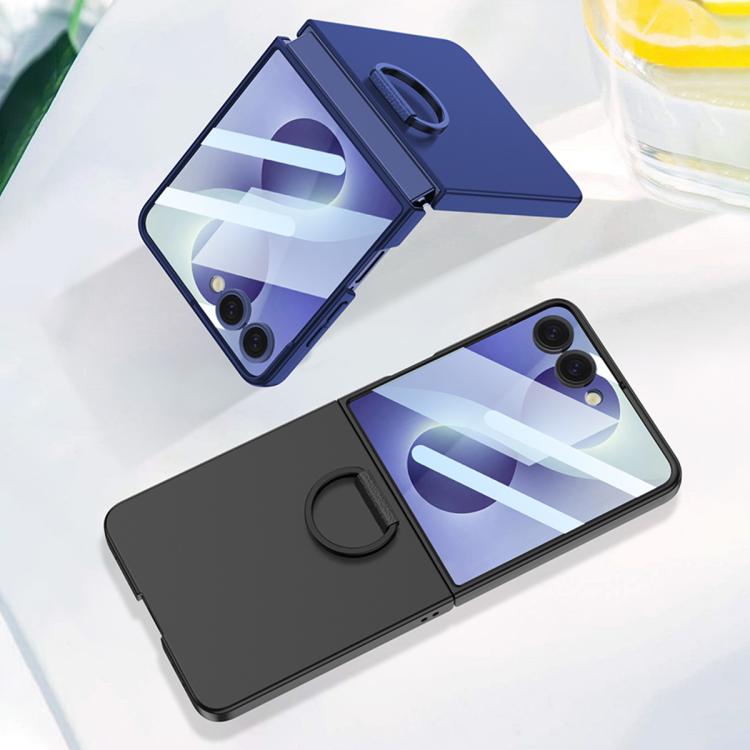Custodia per telefono GKK ultra sottile con fibbia ad anello integrata., For Galaxy Z Flip8 5G