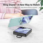 Custodia per telefono GKK ultra sottile con fibbia ad anello integrata., For Galaxy Z Flip8 5G
