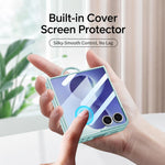 Custodia per telefono GKK ultra sottile con fibbia ad anello integrata., For Galaxy Z Flip8 5G