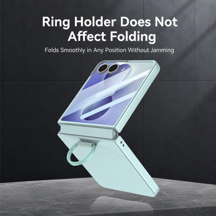 Custodia per telefono GKK ultra sottile con fibbia ad anello integrata., For Galaxy Z Flip8 5G