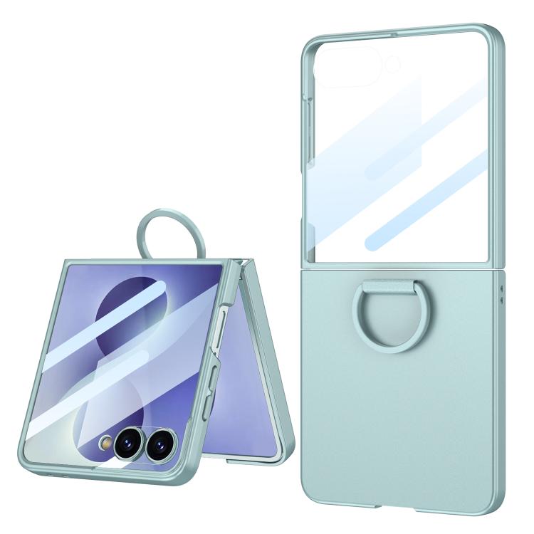 Custodia per telefono GKK ultra sottile con fibbia ad anello integrata., For Galaxy Z Flip8 5G