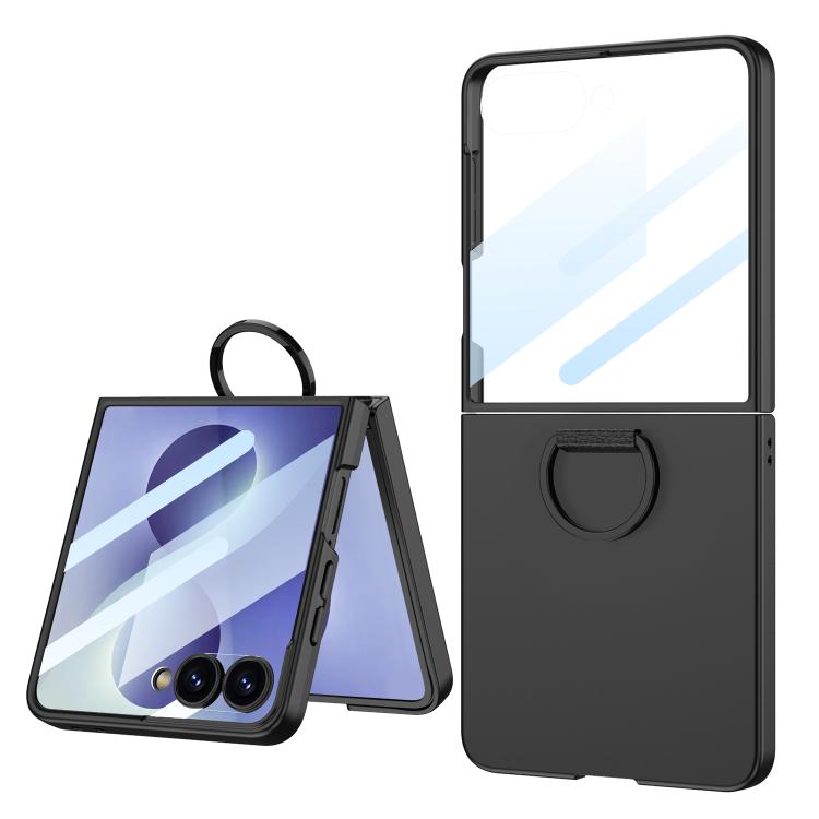 Custodia per telefono GKK ultra sottile con fibbia ad anello integrata., For Galaxy Z Flip8 5G
