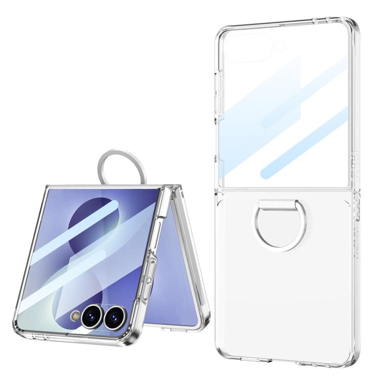 Custodia per telefono GKK ultra sottile con fibbia ad anello integrata., For Galaxy Z Flip8 5G