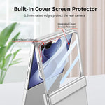 Custodia per telefono GKK Triumph ultra sottile a copertura totale con supporto magnetico integrato e chiusura a scatto., For Galaxy Z Flip8 5G