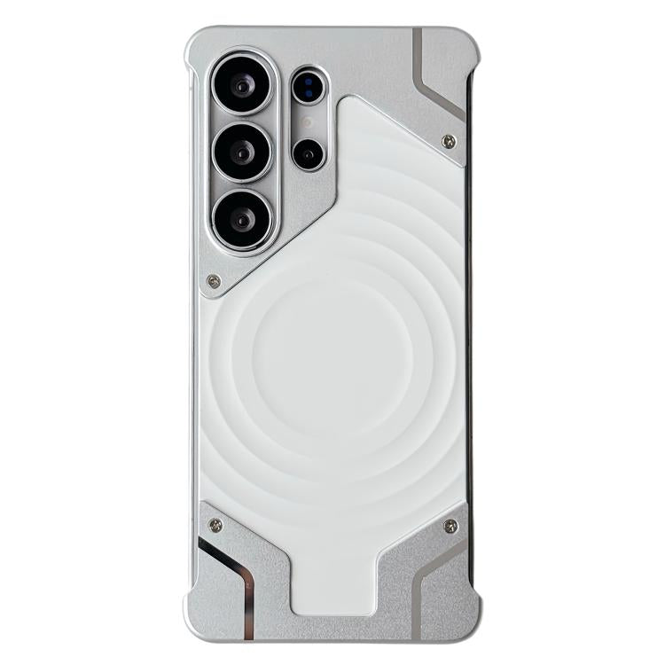 Custodia magnetica in silicone senza cornice con motivo a onde per telefono., For Galaxy S26 Ultra 5G, For Galaxy S25 Ultra 5G, For Galaxy S24 Ultra 5G, For Galaxy S23 Ultra 5G, For Galaxy S22 Ultra 5G