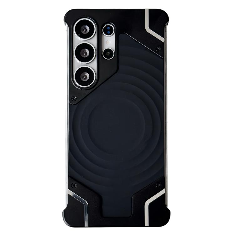 Custodia magnetica in silicone senza cornice con motivo a onde per telefono., For Galaxy S26 Ultra 5G, For Galaxy S25 Ultra 5G, For Galaxy S24 Ultra 5G, For Galaxy S23 Ultra 5G, For Galaxy S22 Ultra 5G