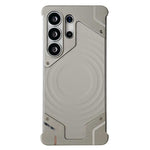 Custodia magnetica in silicone senza cornice con motivo a onde per telefono., For Galaxy S26 Ultra 5G, For Galaxy S25 Ultra 5G, For Galaxy S24 Ultra 5G, For Galaxy S23 Ultra 5G, For Galaxy S22 Ultra 5G