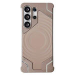 Custodia magnetica in silicone senza cornice con motivo a onde per telefono., For Galaxy S26 Ultra 5G, For Galaxy S25 Ultra 5G, For Galaxy S24 Ultra 5G, For Galaxy S23 Ultra 5G, For Galaxy S22 Ultra 5G