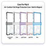 Custodia magnetica antiurto GKK con cerniera airbag, For Galaxy Z Flip8 5G