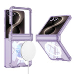 Custodia magnetica antiurto GKK con cerniera airbag, For Galaxy Z Flip8 5G