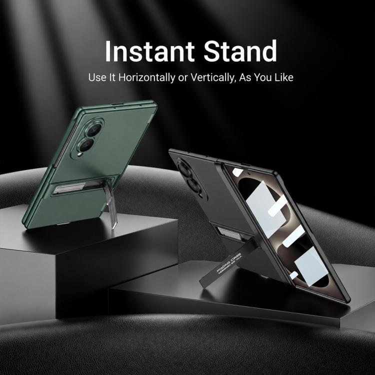 Custodia per telefono GKK Triumph ultra sottile a copertura totale con supporto magnetico integrato e chiusura a scatto., For Galaxy Z Fold8 5G