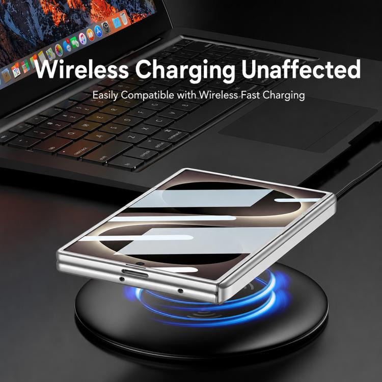 Custodia per telefono GKK Triumph ultra sottile a copertura totale con supporto magnetico integrato e chiusura a scatto., For Galaxy Z Fold8 5G