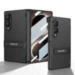 Custodia per telefono GKK Triumph ultra sottile a copertura totale con supporto magnetico integrato e chiusura a scatto., For Galaxy Z Fold8 5G