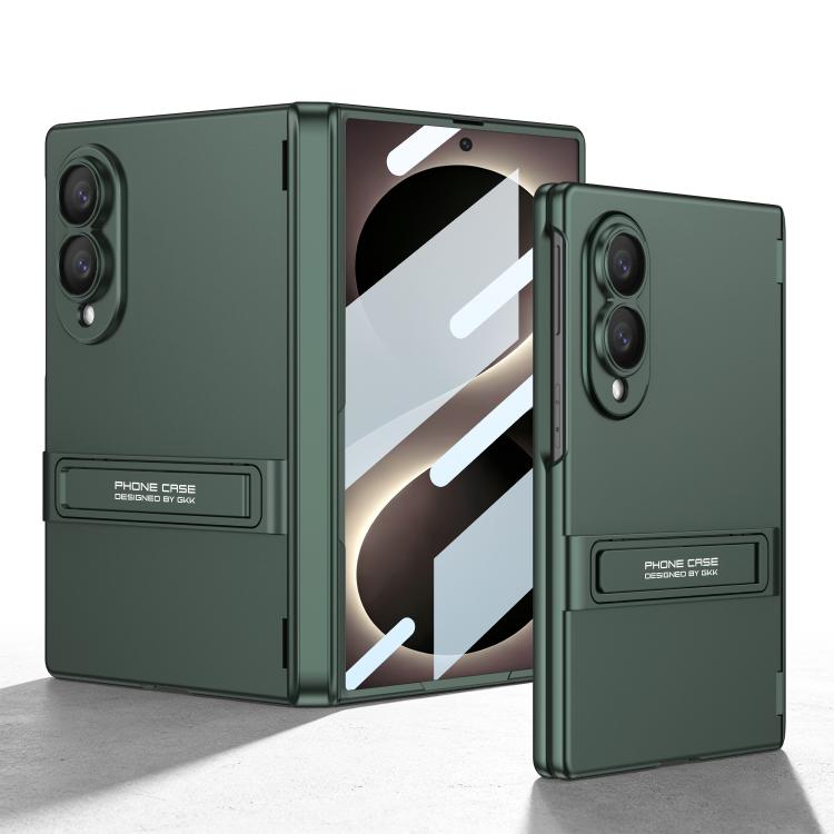 Custodia per telefono GKK Triumph ultra sottile a copertura totale con supporto magnetico integrato e chiusura a scatto., For Galaxy Z Fold8 5G