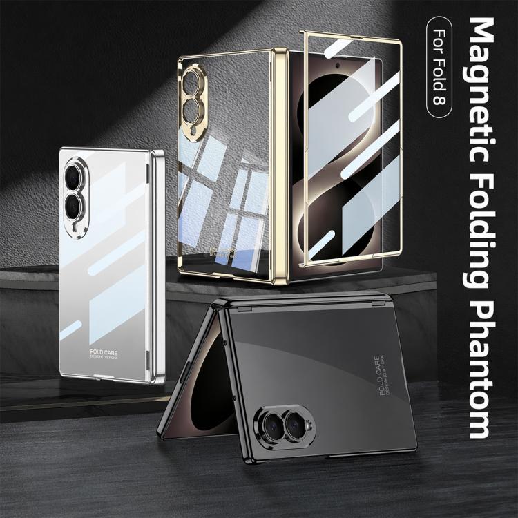 Custodia per telefono Phantom con cerniera magnetica integrata GKK, For Galaxy Z Fold8 5G, For Galaxy Z Fold8 Ultra 5G