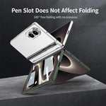 Custodia magnetica integrata GKK per telefono con scomparti per penna, penna inclusa, For Galaxy Z Fold8 5G