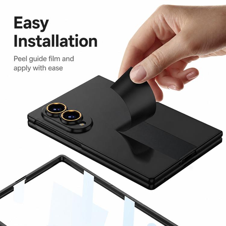 Custodia per telefono pieghevole ultra sottile e setosa integrata GKK, For Galaxy Z Fold8 5G