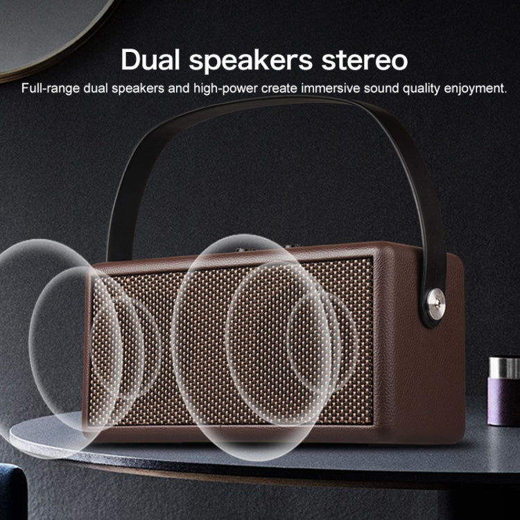 Subwoofer portatile Bluetooth D30 in legno 16W