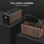 Subwoofer portatile Bluetooth D30 in legno 16W