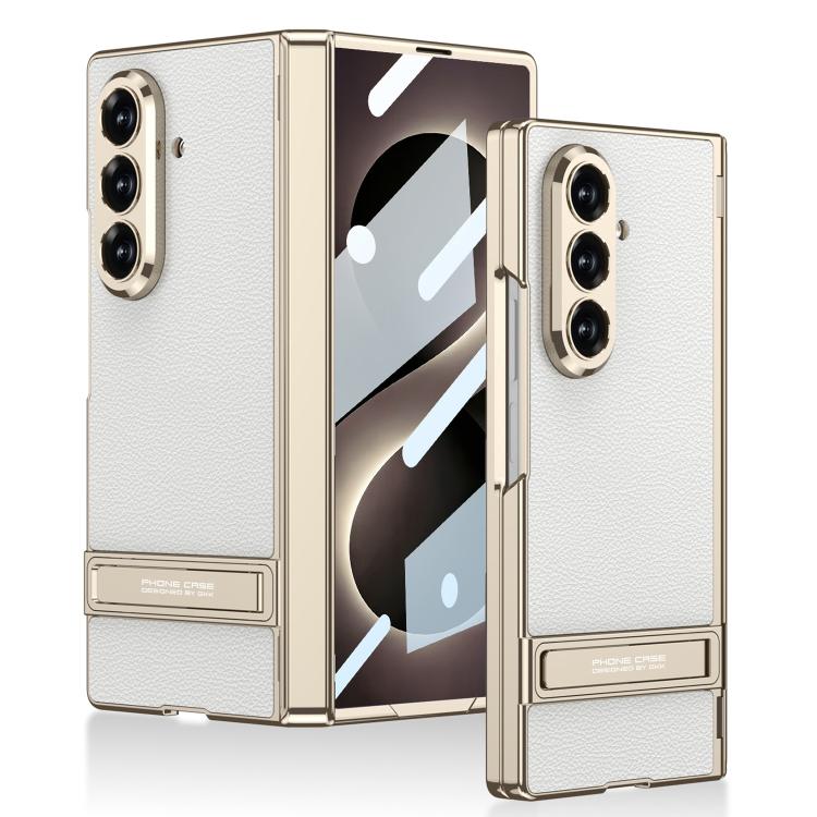 Custodia magnetica in pelle GKK integrata per telefono Triumph Phantom con supporto, For Galaxy Z Fold8 Ultra 5G