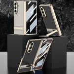 Custodia magnetica in pelle GKK integrata per telefono Triumph Phantom con supporto, For Galaxy Z Fold8 Ultra 5G