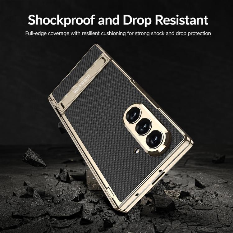 Custodia magnetica in pelle GKK integrata per telefono Triumph Phantom con supporto, For Galaxy Z Fold8 Ultra 5G