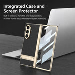Custodia magnetica in pelle GKK integrata per telefono Triumph Phantom con supporto, For Galaxy Z Fold8 Ultra 5G