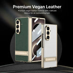 Custodia magnetica in pelle GKK integrata per telefono Triumph Phantom con supporto, For Galaxy Z Fold8 Ultra 5G
