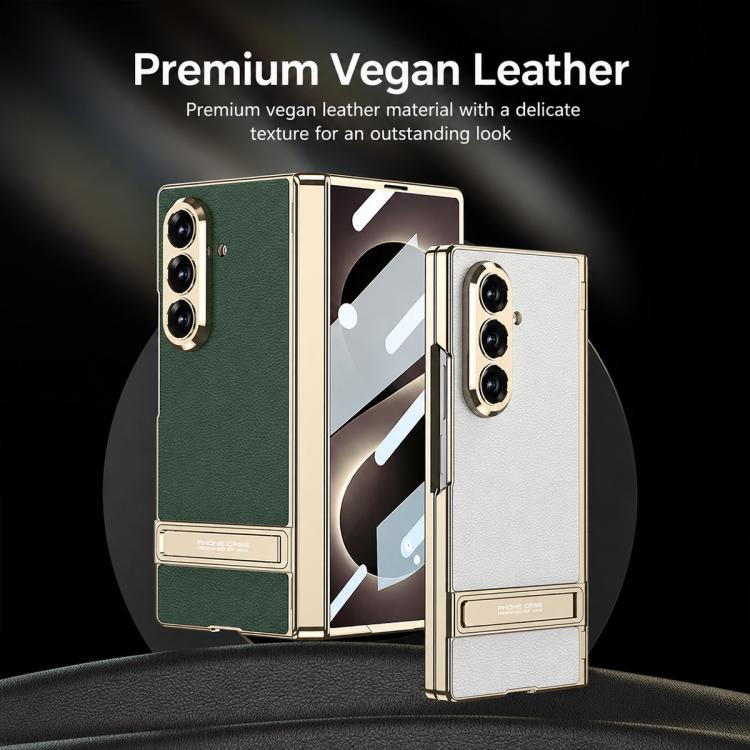 Custodia magnetica in pelle GKK integrata per telefono Triumph Phantom con supporto, For Galaxy Z Fold8 Ultra 5G