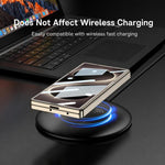 Custodia magnetica in pelle GKK integrata per telefono Triumph Phantom con supporto, For Galaxy Z Fold8 Ultra 5G