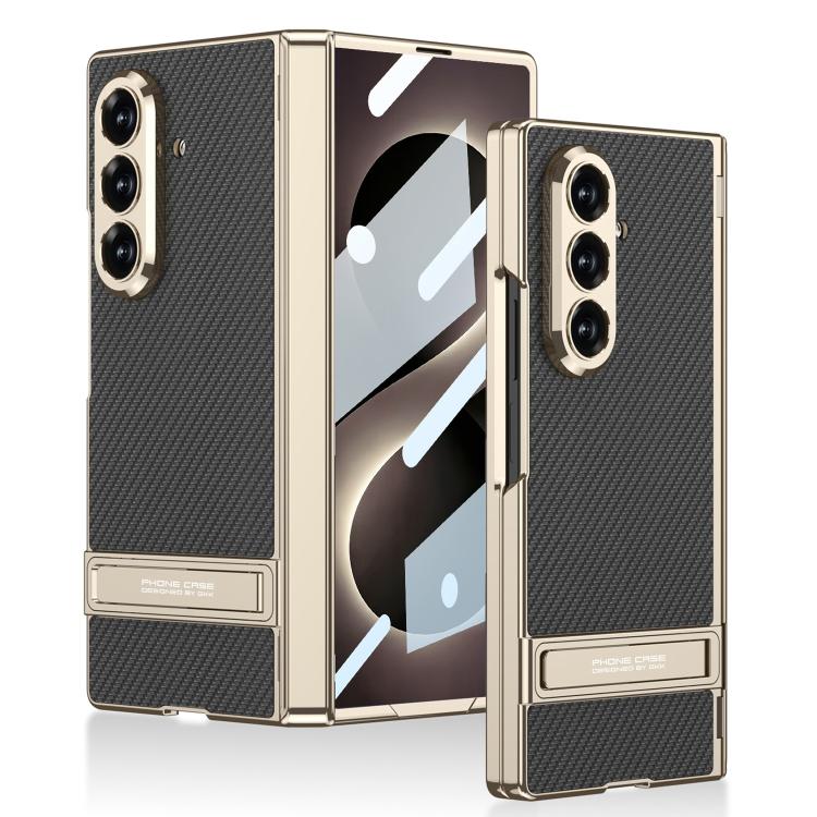 Custodia magnetica in pelle GKK integrata per telefono Triumph Phantom con supporto, For Galaxy Z Fold8 Ultra 5G