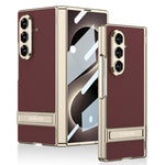 Custodia magnetica in pelle GKK integrata per telefono Triumph Phantom con supporto, For Galaxy Z Fold8 Ultra 5G
