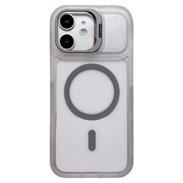 Custodia per telefono con supporto magnetico bicolore per obiettivo, For iPhone 11