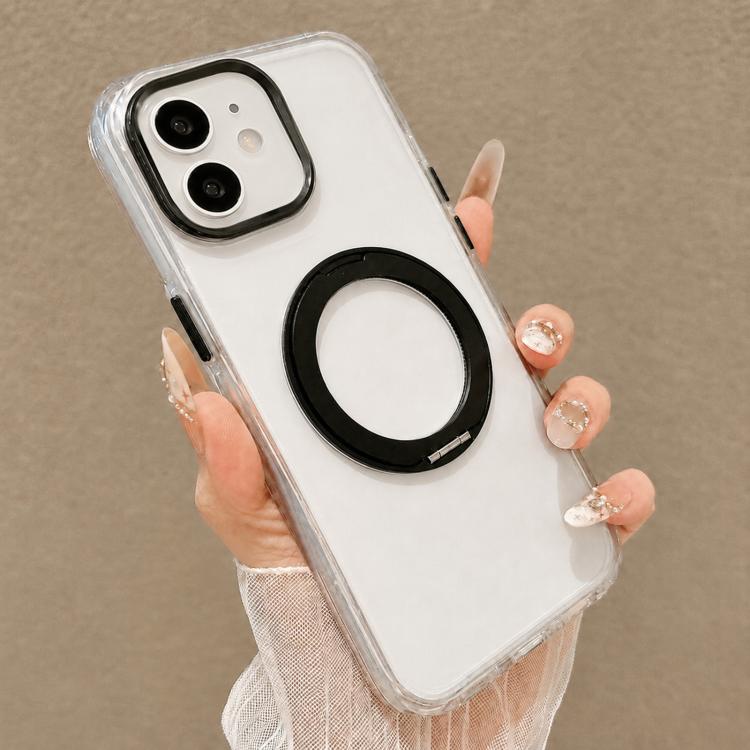 Custodia per telefono antiurto con supporto magnetico girevole e airbag integrato., For iPhone 13 Pro, For iPhone 13, For iPhone 12