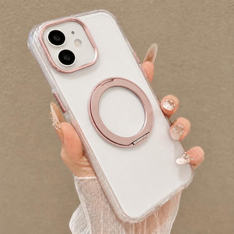 Custodia per telefono antiurto con supporto magnetico girevole e airbag integrato., For iPhone 13 Pro, For iPhone 13, For iPhone 12