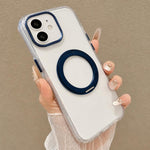 Custodia per telefono antiurto con supporto magnetico girevole e airbag integrato., For iPhone 13 Pro, For iPhone 13, For iPhone 12