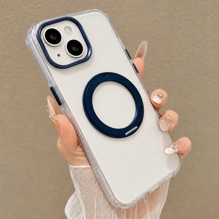Custodia per telefono antiurto con supporto magnetico girevole e airbag integrato., For iPhone 15 Pro, For iPhone 15 Plus, For iPhone 15, For iPhone 14 Plus