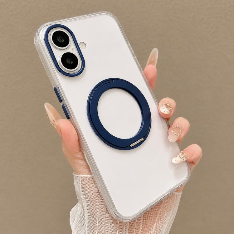 Custodia per telefono antiurto con supporto magnetico girevole e airbag integrato., For iPhone 16 Pro, For iPhone 16 Plus, For iPhone 16, For iPhone 15 Pro Max