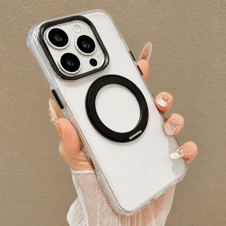 Custodia per telefono antiurto con supporto magnetico girevole e airbag integrato., For iPhone 17 Pro Max, For iPhone 17 Pro, For iPhone 17, For iPhone 16 Pro Max