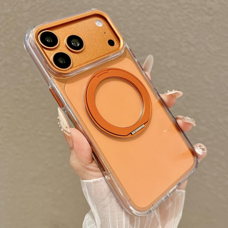 Custodia per telefono antiurto con supporto magnetico girevole e airbag integrato., For iPhone 17 Pro Max, For iPhone 17 Pro, For iPhone 17, For iPhone 16 Pro Max
