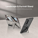 Custodia per telefono Vision con cerniera magnetica integrata GKK, For Galaxy Z Fold8 Ultra 5G