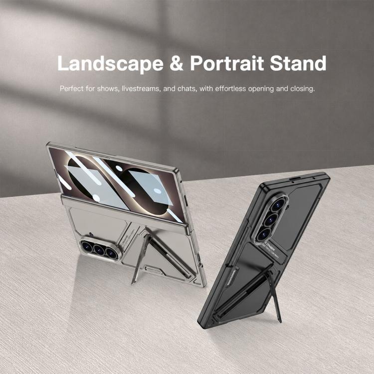 Custodia per telefono Vision con cerniera magnetica integrata GKK, For Galaxy Z Fold8 Ultra 5G
