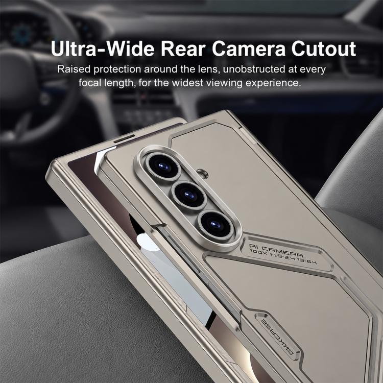 Custodia per telefono Vision con cerniera magnetica integrata GKK, For Galaxy Z Fold8 Ultra 5G