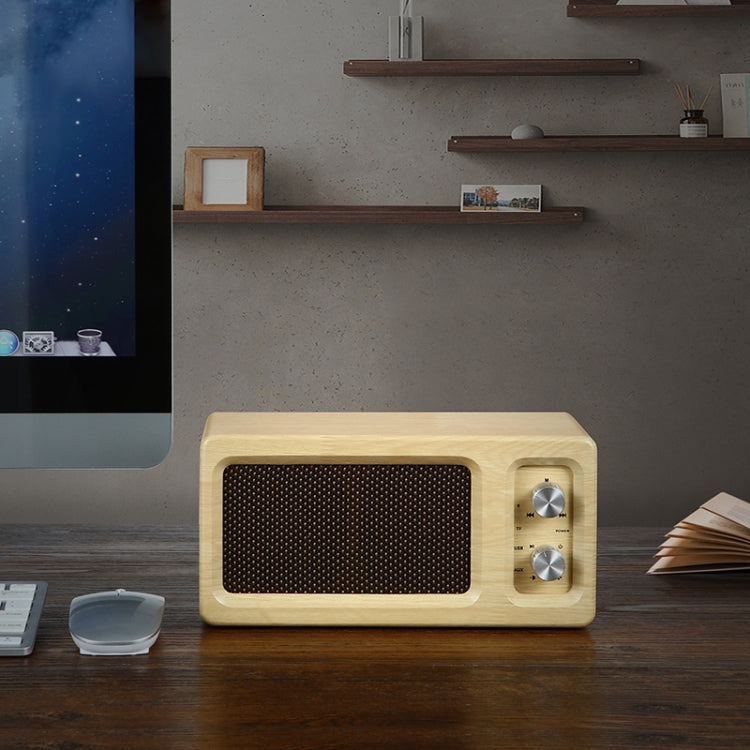 Subwoofer Bluetooth D60 16W in legno con supporto TF e AUX